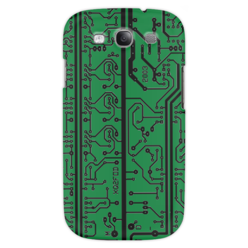 Заказать чехол для Samsung в Москве. Чехол для Samsung Galaxy S3 Электроника от Виктор Гришин - готовые дизайны и нанесение принтов.