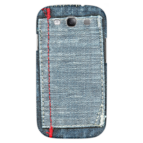 Заказать чехол для Samsung в Москве. Чехол для Samsung Galaxy S3 Джинса от Hardgott - готовые дизайны и нанесение принтов.