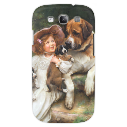 Заказать чехол для Samsung в Москве. Чехол для Samsung Galaxy S3 Картина Артура Элсли (1860-1952) от Apfelbaum - готовые дизайны и нанесение принтов.
