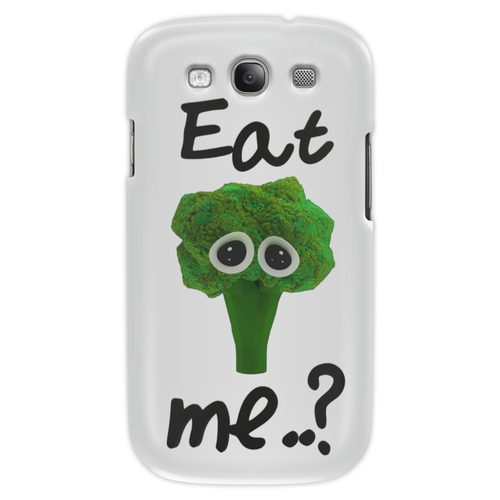 Заказать чехол для Samsung в Москве. Чехол для Samsung Galaxy S3 Eat me..? от FireFoxa - готовые дизайны и нанесение принтов.