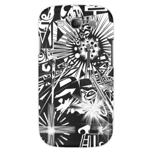 Заказать чехол для Samsung в Москве. Чехол для Samsung Galaxy S3 с яблоком от Vadim Koval - готовые дизайны и нанесение принтов.