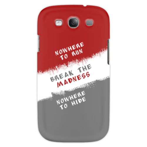 Заказать чехол для Samsung в Москве. Чехол для Samsung Galaxy S3 Break the Madness от Дмитрий - готовые дизайны и нанесение принтов.