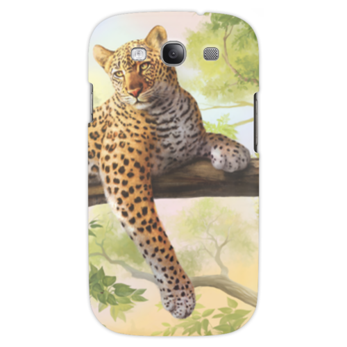 Заказать чехол для Samsung в Москве. Чехол для Samsung Galaxy S3 Леопард от Александр Гришин - готовые дизайны и нанесение принтов.
