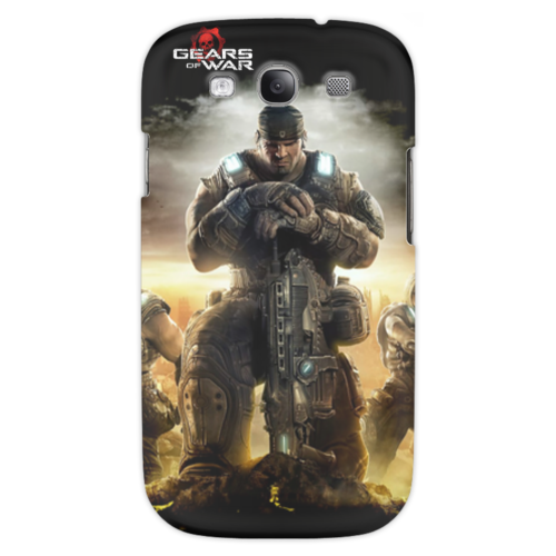 Заказать чехол для Samsung в Москве. Чехол для Samsung Galaxy S3 Gears of war от Curipopik - готовые дизайны и нанесение принтов.