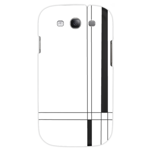 Заказать чехол для Samsung в Москве. Чехол для Samsung Galaxy S3 Линии в пространстве от Disignshop - готовые дизайны и нанесение принтов.