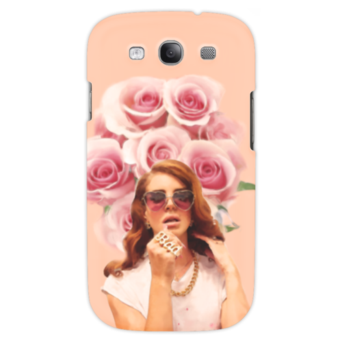 Заказать чехол для Samsung в Москве. Чехол для Samsung Galaxy S3 Lana Del Rey от Мария - готовые дизайны и нанесение принтов.