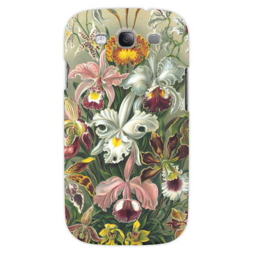Заказать чехол для Samsung в Москве. Чехол для Samsung Galaxy S3 Орхидеи (Orchideae, Ernst Haeckel) от Apfelbaum - готовые дизайны и нанесение принтов.