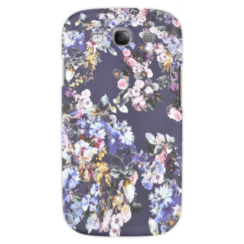 Заказать чехол для Samsung в Москве. Чехол для Samsung Galaxy S3 цветы от Jaklin store - готовые дизайны и нанесение принтов.