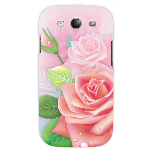 Заказать чехол для Samsung в Москве. Чехол для Samsung Galaxy S3 Розочка от Ирина - готовые дизайны и нанесение принтов.