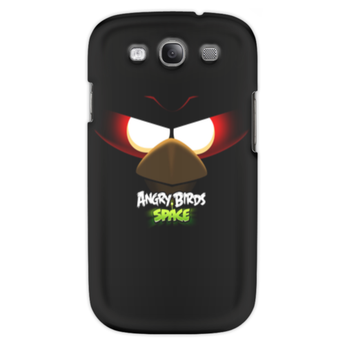 Заказать чехол для Samsung в Москве. Чехол для Samsung Galaxy S3 Space (Angry Birds) от Аня Лукьянова - готовые дизайны и нанесение принтов.