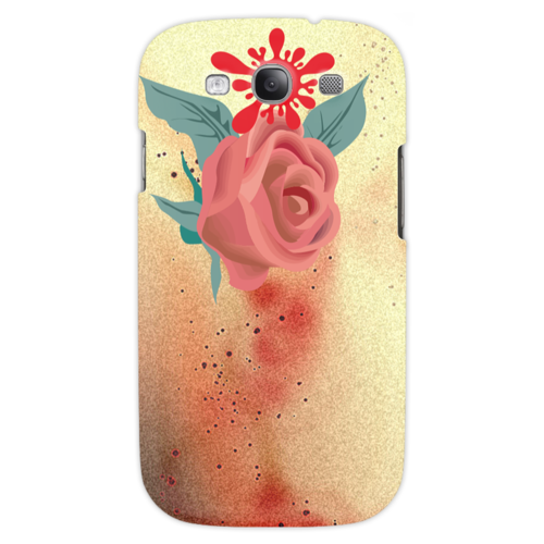 Заказать чехол для Samsung в Москве. Чехол для Samsung Galaxy S3 Пастельная роза от Stil na yarkosti - готовые дизайны и нанесение принтов.