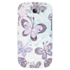 Заказать чехол для Samsung в Москве. Чехол для Samsung Galaxy S3 Фиолетовые бабочки от weeert - готовые дизайны и нанесение принтов.