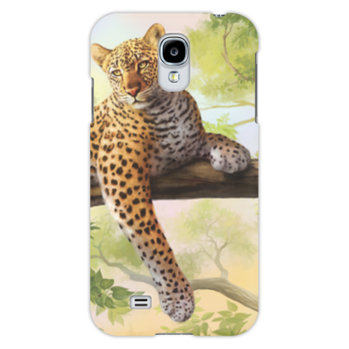 Заказать чехол для Samsung в Москве. Чехол для Samsung Galaxy S4 Леопард от Александр Гришин - готовые дизайны и нанесение принтов.