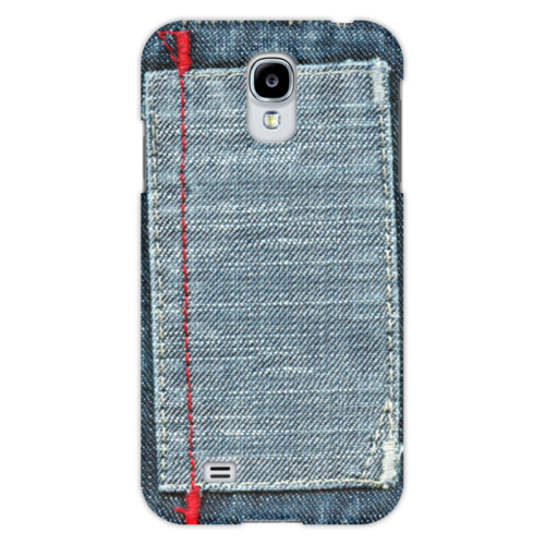 Заказать чехол для Samsung в Москве. Чехол для Samsung Galaxy S4 Джинса от Hardgott - готовые дизайны и нанесение принтов.