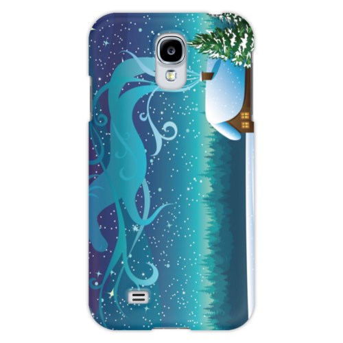 Заказать чехол для Samsung в Москве. Чехол для Samsung Galaxy S4 Новогодний от Аня Гусева - готовые дизайны и нанесение принтов.
