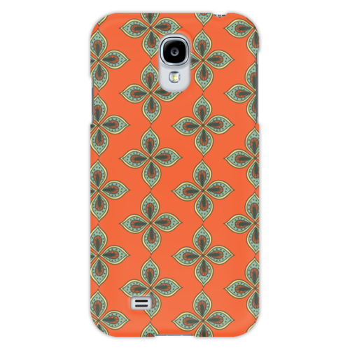 Заказать чехол для Samsung в Москве. Чехол для Samsung Galaxy S4 Цветочный от BeliySlon - готовые дизайны и нанесение принтов.