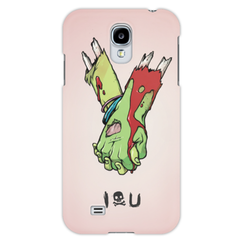 Заказать чехол для Samsung в Москве. Чехол для Samsung Galaxy S4 I love you (зомби) от Илья Щеблецов - готовые дизайны и нанесение принтов.