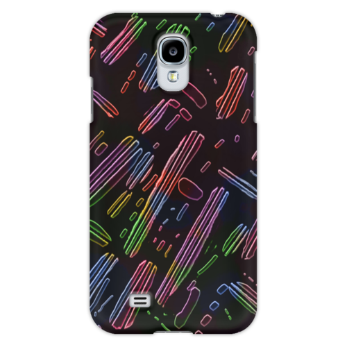 Заказать чехол для Samsung в Москве. Чехол для Samsung Galaxy S4 Полосатый дождь от Anna Lomachenko - готовые дизайны и нанесение принтов.