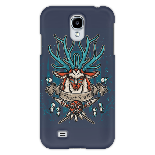 Заказать чехол для Samsung в Москве. Чехол для Samsung Galaxy S4 Forest Spirit. Лесной Дух от Виктор Гришин - готовые дизайны и нанесение принтов.