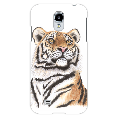 Заказать чехол для Samsung в Москве. Чехол для Samsung Galaxy S4 Взгляд тигра от tigerda  - готовые дизайны и нанесение принтов.