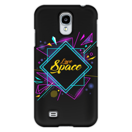 Заказать чехол для Samsung в Москве. Чехол для Samsung Galaxy S4 Love Space от The Spaceway  - готовые дизайны и нанесение принтов.
