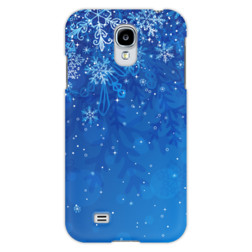 Заказать чехол для Samsung в Москве. Чехол для Samsung Galaxy S4 Снежинки от Елена Гришина - готовые дизайны и нанесение принтов.
