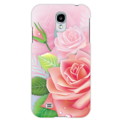 Заказать чехол для Samsung в Москве. Чехол для Samsung Galaxy S4 Розочка от Ирина - готовые дизайны и нанесение принтов.