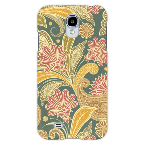 Заказать чехол для Samsung в Москве. Чехол для Samsung Galaxy S4 Цветочный от BeliySlon - готовые дизайны и нанесение принтов.