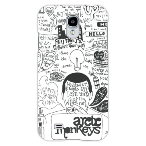 Заказать чехол для Samsung в Москве. Чехол для Samsung Galaxy S4 Arctic Monkeys от geekbox - готовые дизайны и нанесение принтов.