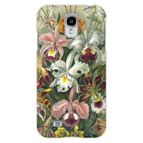Заказать чехол для Samsung в Москве. Чехол для Samsung Galaxy S4 Орхидеи (Orchideae, Ernst Haeckel) от Apfelbaum - готовые дизайны и нанесение принтов.