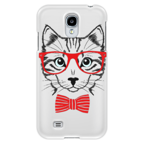 Заказать чехол для Samsung в Москве. Чехол для Samsung Galaxy S4 Кошка от YellowCloverShop - готовые дизайны и нанесение принтов.