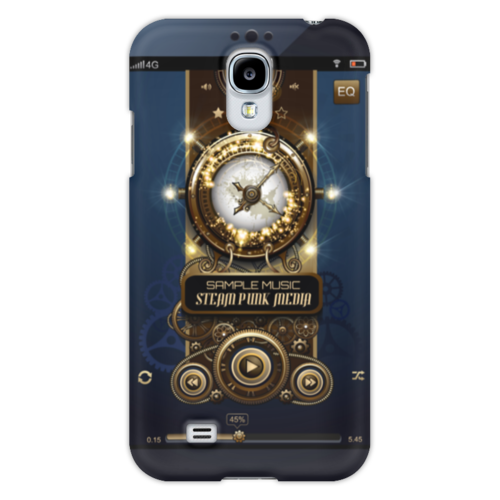 Заказать чехол для Samsung в Москве. Чехол для Samsung Galaxy S4 Стимпанк-музыка II от Hardgott - готовые дизайны и нанесение принтов.