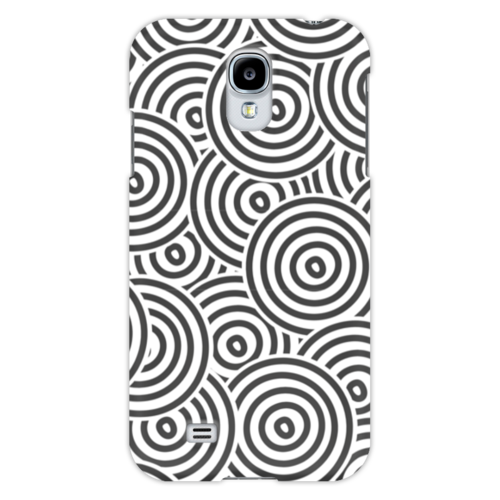 Заказать чехол для Samsung в Москве. Чехол для Samsung Galaxy S4 Радиальный от BeliySlon - готовые дизайны и нанесение принтов.