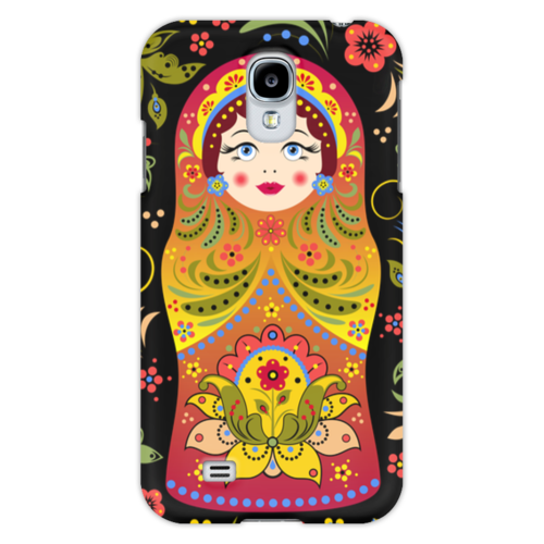 Заказать чехол для Samsung в Москве. Чехол для Samsung Galaxy S4 Матрёшка от Ирина - готовые дизайны и нанесение принтов.
