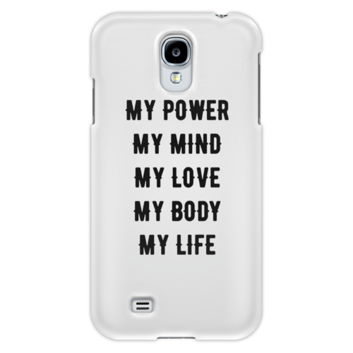 Заказать чехол для Samsung в Москве. Чехол для Samsung Galaxy S4 rule of my life от Franka  - готовые дизайны и нанесение принтов.