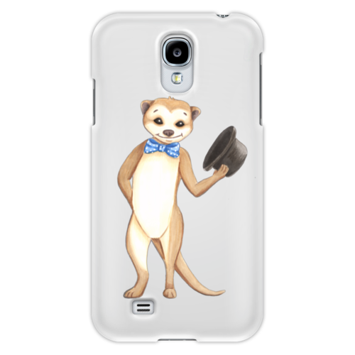 Заказать чехол для Samsung в Москве. Чехол для Samsung Galaxy S4 Вежливый сурикат от tigerda  - готовые дизайны и нанесение принтов.