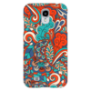 Заказать чехол для Samsung в Москве. Чехол для Samsung Galaxy S4 Дудл узор от Antaya - готовые дизайны и нанесение принтов.