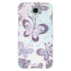 Заказать чехол для Samsung в Москве. Чехол для Samsung Galaxy S4 Фиолетовые бабочки от weeert - готовые дизайны и нанесение принтов.