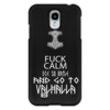 Заказать чехол для Samsung в Москве. Чехол для Samsung Galaxy S4 fuck calm от Владимир Владимирович - готовые дизайны и нанесение принтов.