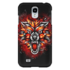 Заказать чехол для Samsung в Москве. Чехол для Samsung Galaxy S4 Wolf & Fire от Аня Лукьянова - готовые дизайны и нанесение принтов.