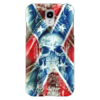 Заказать чехол для Samsung в Москве. Чехол для Samsung Galaxy S4 Флаг Конфедерации США от Leichenwagen - готовые дизайны и нанесение принтов.