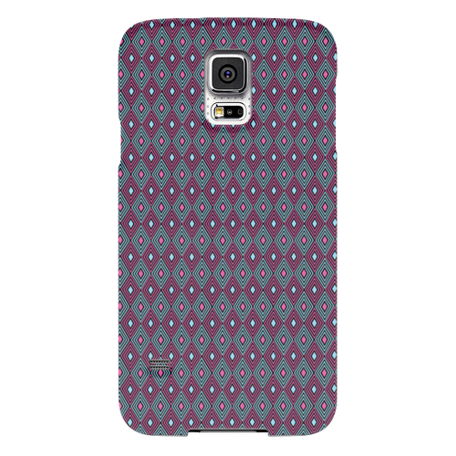 Заказать чехол для Samsung в Москве. Чехол для Samsung Galaxy S5 Геометрический узор от valezar - готовые дизайны и нанесение принтов.