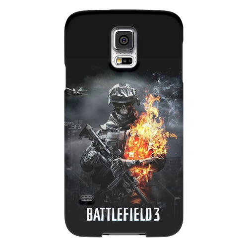 Заказать чехол для Samsung в Москве. Чехол для Samsung Galaxy S5 Battlefield 3 от Curipopik - готовые дизайны и нанесение принтов.