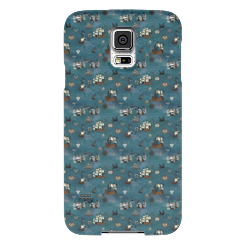 Заказать чехол для Samsung в Москве. Чехол для Samsung Galaxy S5 Корабли от Илья Щеблецов - готовые дизайны и нанесение принтов.