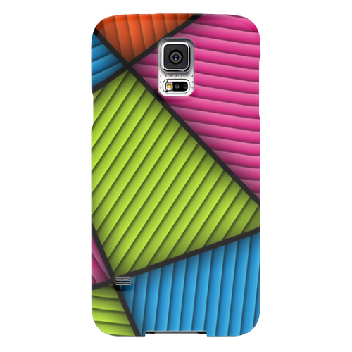 Заказать чехол для Samsung в Москве. Чехол для Samsung Galaxy S5 Цветная абстракция от BeliySlon - готовые дизайны и нанесение принтов.