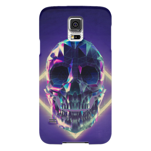 Заказать чехол для Samsung в Москве. Чехол для Samsung Galaxy S5 Low poly skull от scoopysmith - готовые дизайны и нанесение принтов.