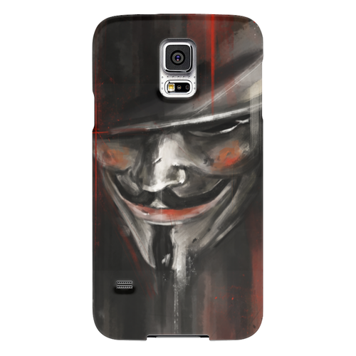 Заказать чехол для Samsung в Москве. Чехол для Samsung Galaxy S5 V for Vendetta от scoopysmith - готовые дизайны и нанесение принтов.
