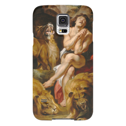Заказать чехол для Samsung в Москве. Чехол для Samsung Galaxy S5 Даниил в яме со львами (картина Рубенса) от trend - готовые дизайны и нанесение принтов.