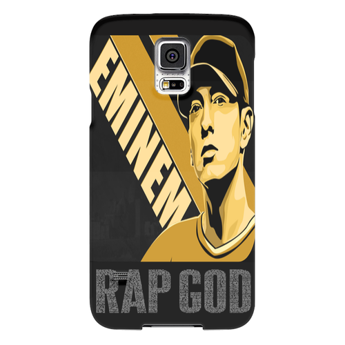 Заказать чехол для Samsung в Москве. Чехол для Samsung Galaxy S5 Eminem от Lodbrok - готовые дизайны и нанесение принтов.
