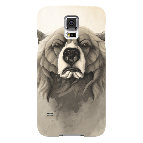 Заказать чехол для Samsung в Москве. Чехол для Samsung Galaxy S5 Медведь от scoopysmith - готовые дизайны и нанесение принтов.